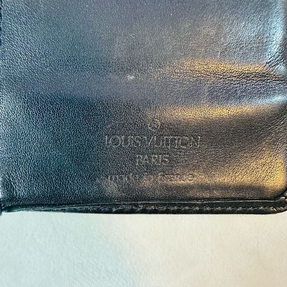 Louis Vuitton Logo Black Leather Long Men’s Unisex Wallet - Picture 9 of 10
